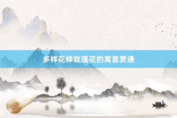 多样花样玫瑰花的寓意贯通